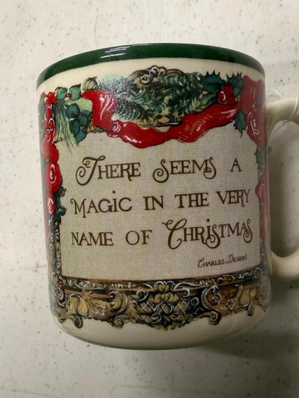 Potpourri Press Christmas Mug Made in Korea 1990